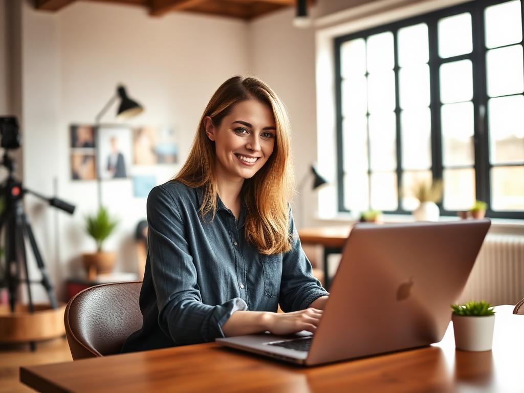 Cheap Websites London — Designer working on laptop in London studio, Smarter Website Pro